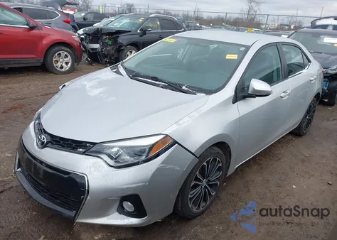 2016 Toyota Corolla S Plus z USA, uszkodzony, nr VIN 2T1BURHE8GC599845